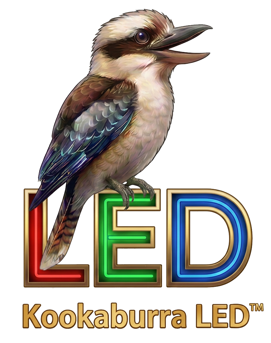 Kookaburra LED logo